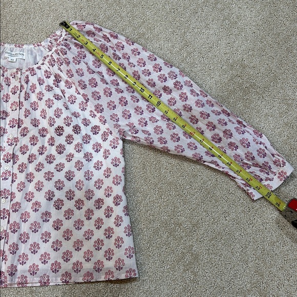 Emerson Fry India Collection Frances Blouse Bella Organic XS - Picture 11 of 14